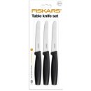 Fiskars Set 3 jídelních nožů černé 1014279