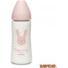 Suavinex premium láhev na kaši Hygge králík růžová 360ml