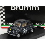 Brumm Fiat 500tv Giannini N 26 Winner Turismo Femminile Bolzano mendola 1968 Liliana De Menna Blue 1:43