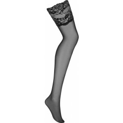 Obsessive Krajkované silonky obsessive 810 stockings černá
