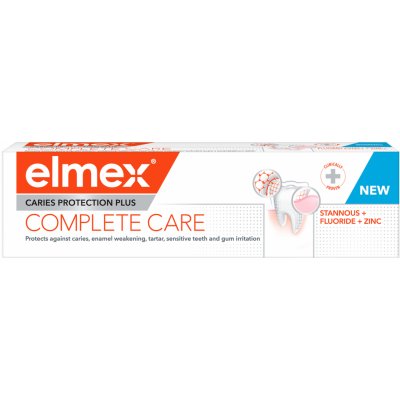 Elmex Caries Protection Plus Complete Care zubní pasta s fluorem 75 ml – Zbozi.Blesk.cz