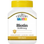 21st Century Biotin 10000 120 tablet – Hledejceny.cz