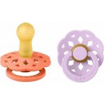 Bibs Boheme dudlíky z přírodního kaučuku 2ks Papaya / Violet Sky – Sleviste.cz