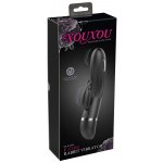 XouXou Silicone E-Stim Rabbit Vibrator – Zboží Dáma