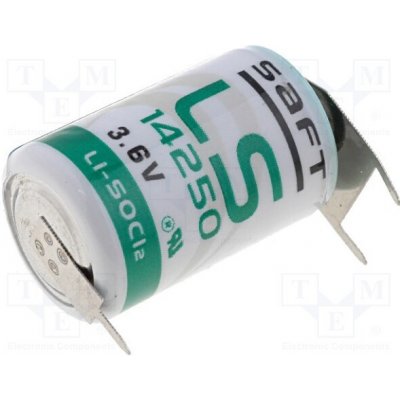 SAFT LS 14250PF 1/2AA 1200mAh