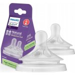 Philips Avent dudlík Natural Response na kaši 2 ks transparentní – Zboží Dáma