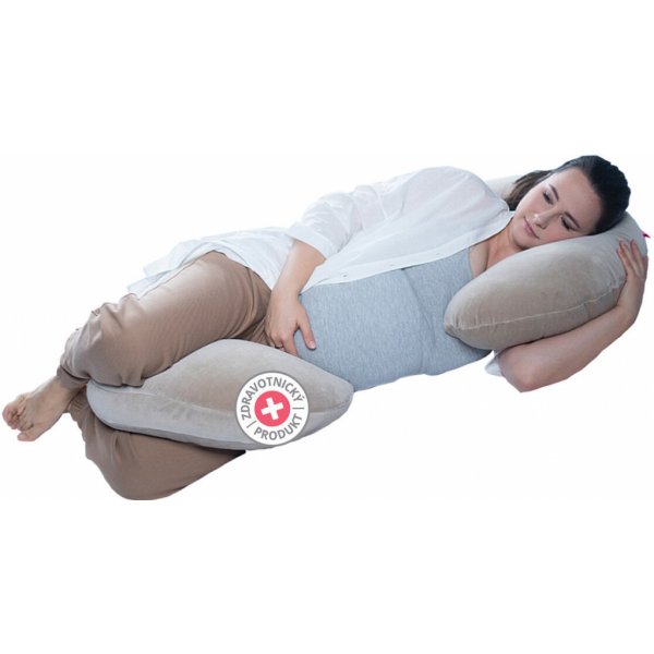 Motherhood těhotenský polštář Premium béžový