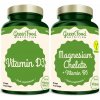 Vitamín a minerál Greenfood Nutrition Magnesium Chelát + Vitamin B6 90 kapslí + Vitamin D3 60 kapslí