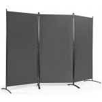 Costway 3-křídlový šedý 260 x 183 cm – Zbozi.Blesk.cz