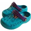 Dětské žabky a pantofle 2Surf nazouváky kroksy fialový pásek tyrkysové