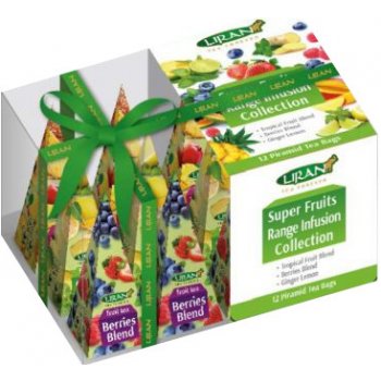 Liran SUPER FRUITS COLLECTION dárkové pyramidky 12 x 2 g