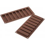 SILIKOMART Easy Choc My Snack hnědá - silikonová forma na 8 zdravých tyčinek – Hledejceny.cz
