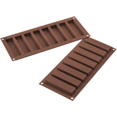 SILIKOMART Easy Choc My Snack hnědá - silikonová forma na 8 zdravých tyčinek – Hledejceny.cz