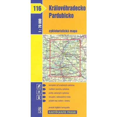 Královehradecko Pardubicko cyklomapa 116 – Zbozi.Blesk.cz