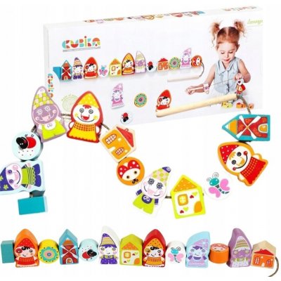 CUBIKA Baby Trpaslíci navlékací set 12 dílků – Zboží Dáma