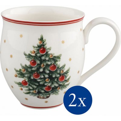 Villeroy & Boch Toy's Delight Sada Hrnků Vánoční stromek 340 ml – Zboží Dáma