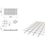 Kari síť s okem 150x150, 2x3 m, průměr 6 mm (KH20) – Sleviste.cz
