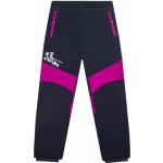 Wolf B2274 dívčí šusťákové kalhoty zateplené tmavě modrá růžová – Zboží Dáma
