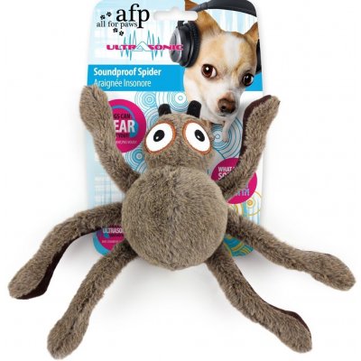 AFP plyš Ultrasonic pavouk s ultrazvukovým pískátkem 16 cm – Zboží Dáma
