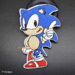 Vyšívaná nášivka Sonic the Hedgehog 7x10,8cm – Hledejceny.cz