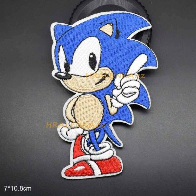 Vyšívaná nášivka Sonic the Hedgehog 7x10,8cm – Hledejceny.cz