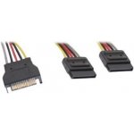 PremiumCord Kabel SATA napájecí (Y) k HDD (2xF/1xM, 16cm, rozdvojka) – Zboží Mobilmania