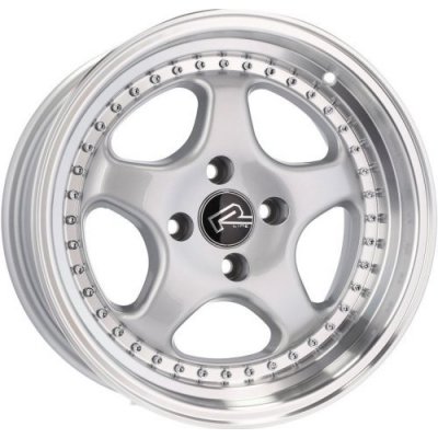 Racing Line BK660 7x14 4x100 ET20 silver polished rim | Zboží Auto
