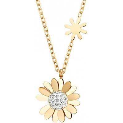 Troli Půvabný pozlacený s kytičkami VSN004G-PET – Zboží Dáma