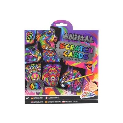 Vyškrabovací obrázky zvířata – Sleviste.cz