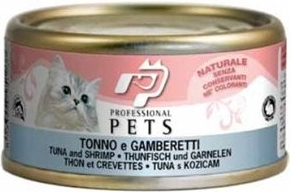 Professional Pets Naturale Cat tuňák a krevety 70 g