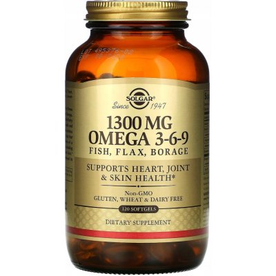 Solgar Omega 3-6-9 1300 mg 120 ks – Hledejceny.cz