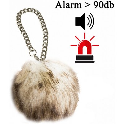 Přívěsek na klíče Osobní alarm mini přenosný kapesní plyšový s hlasitostí až 100dB – Hledejceny.cz