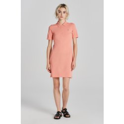 GANT SLIM SHIELD SS PIQUE POLO DRESS růžová