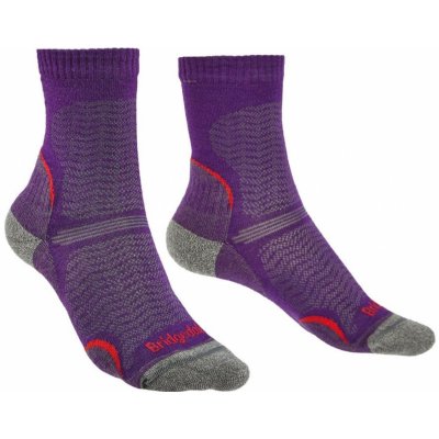 Bridgedale Hike Ultra light merino Endurance Crew Women aubergine – Hledejceny.cz