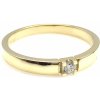 Prsteny Diante Zlatý prsten s briliantem 83000032