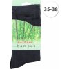 Emi Ross B-1100 dámské ponožky z bambusového vlákna 1 pár tmavě šedé