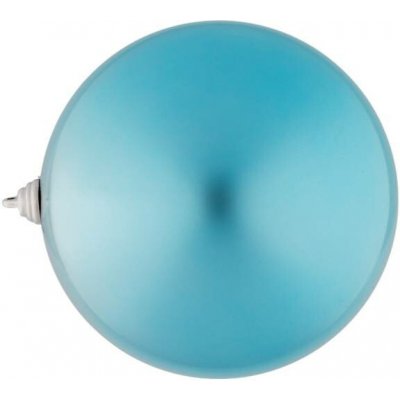 DECOLED Velká vánoční ozdoba tyrkysová lesklá 20 cm plastová koule – Zboží Dáma