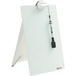 nobo skleněná tabule pro poznámky Diamond Glass Desktop (š x v) 216 mm x 297 mm briliantově bílá vč. stojánku na stůl, vč. fixů na tabuli – Zboží Mobilmania