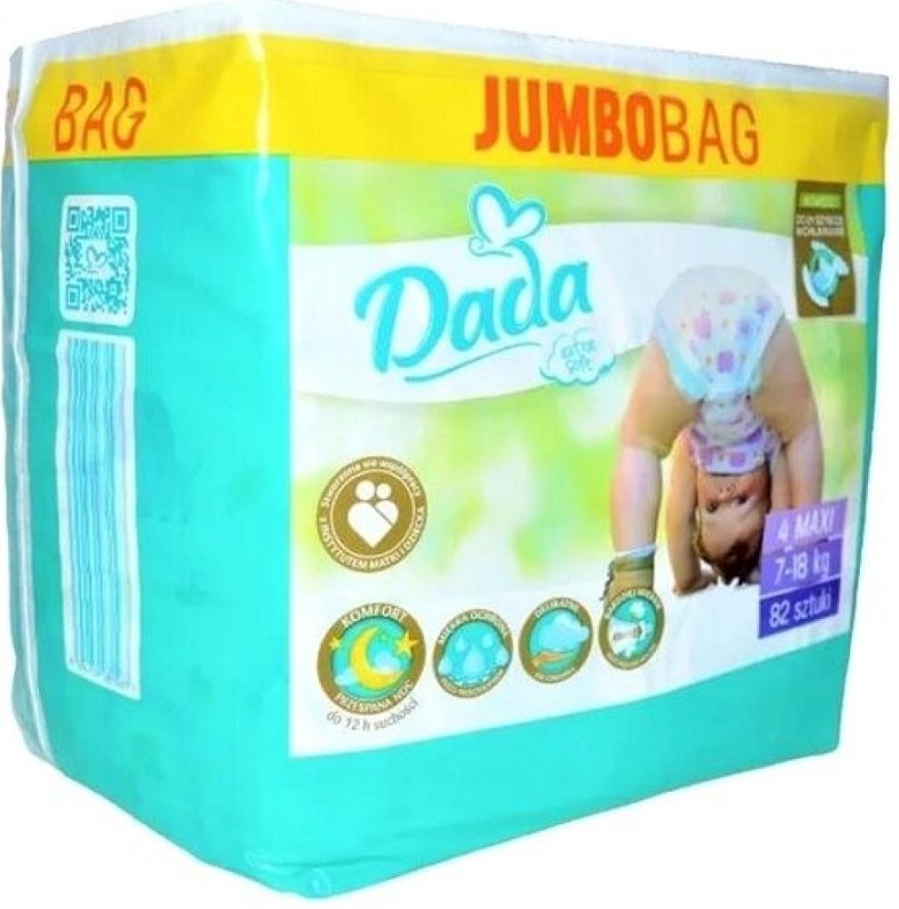 Dada Extra Soft Jumbobox 4 7-18 kg 82 ks | Srovnanicen.cz