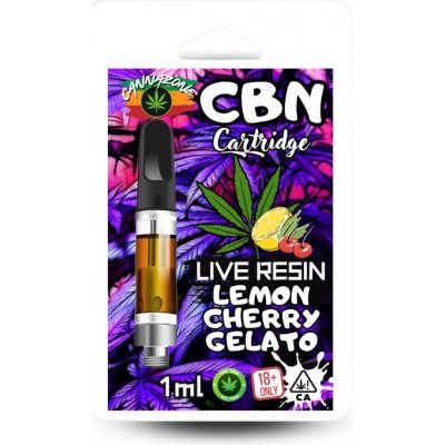 Cannazone CBN Cartridge 1 ml LIVE RESIN Lemon Cherry Gelato – Zboží Dáma