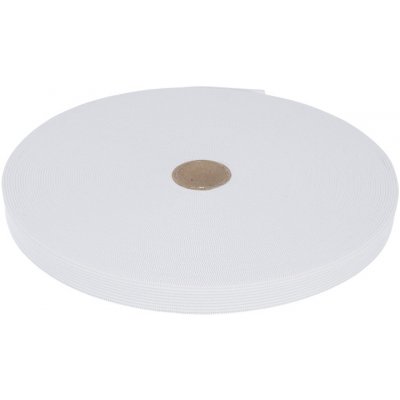 Pruženka, guma pletená Ariadna, 15 mm, 25 m - 0001 – Zboží Dáma