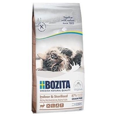 Bozita Indoor & Sterilised Grain Free Reindeer sob 10 kg