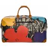 Cestovní tašky a batohy Bric`s Andy Warhol Large Duffel Black Flowers 46 l