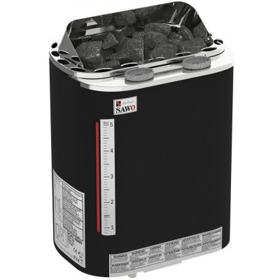 Sawo Scandia Combi 8,0 kW NS Fiber Coated černá – Sleviste.cz