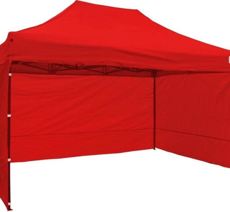 Vespa Trading Párty stan HOBBY, 3m x 4,5m, červený VTL-345RED
