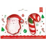 Dortisimo Sada vykrajovátek Santa a cukrová hůlka (2 ks) – Sleviste.cz