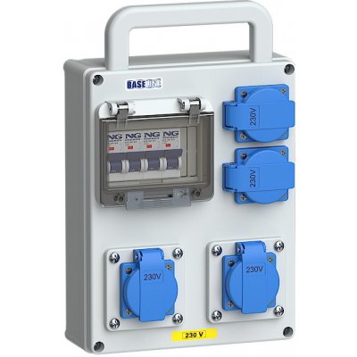 NG TOOL přenosná zásuvková kombinace 4x zásuvka 230V NGE 16 001 M.01 – Zbozi.Blesk.cz