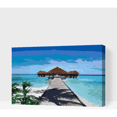 Vymalujsisam Malování podle čísel Odpočinek u moře – Zboží Dáma