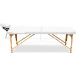 Aga Dřevěné masážní lehátko MR5150 Bílé – Zbozi.Blesk.cz
