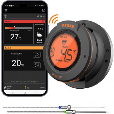 TESLA Cook BBQ150 - Smart teplotní sonda – Zboží Mobilmania